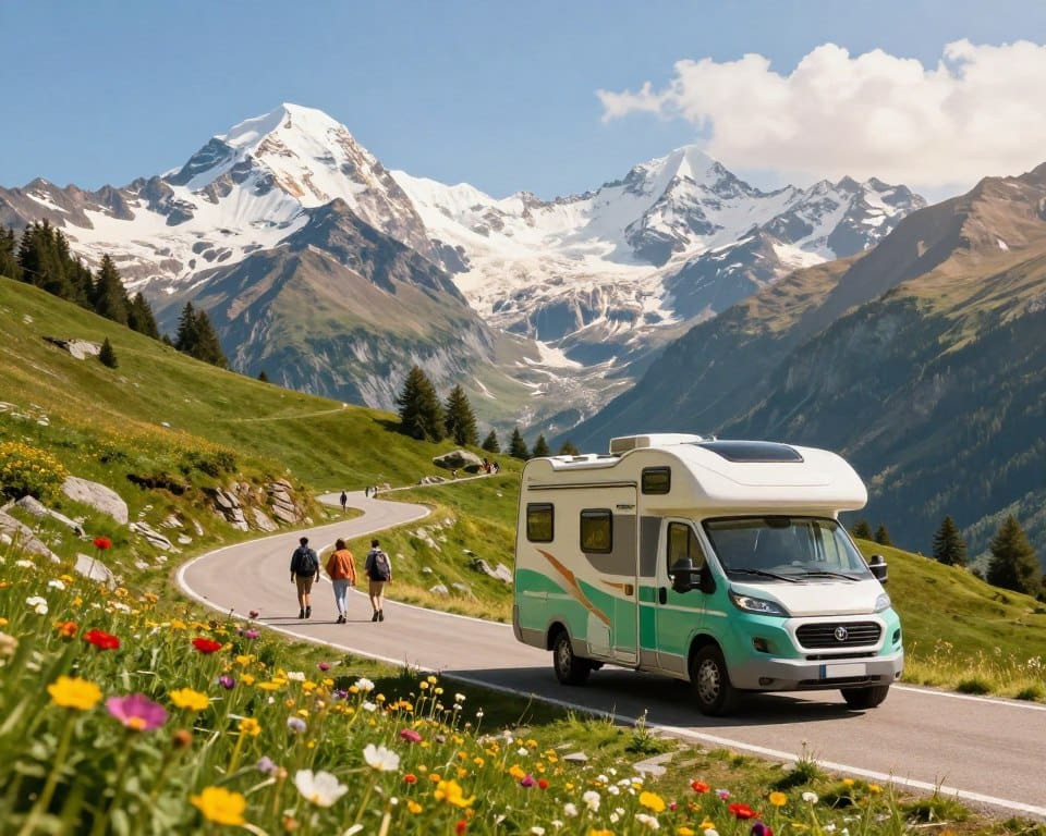 Camperreise durch die Alpen