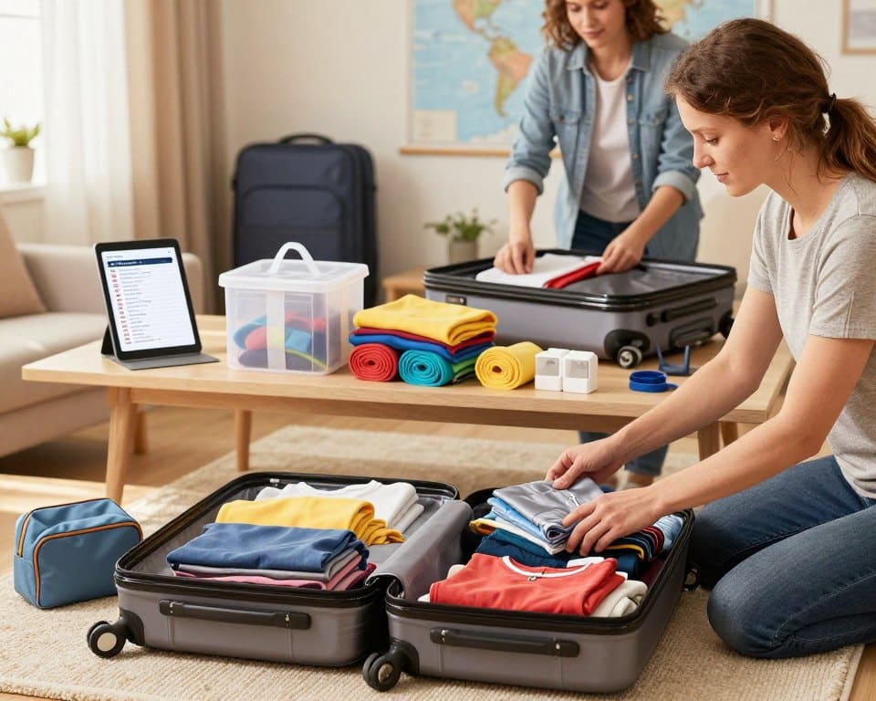 platzsparend packen